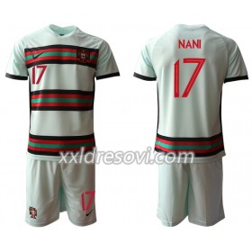 Portugal Nani 17 Drugi Dječji Komplet Dresovi za Nogomet Euro 2020 (+ kratke hlače)